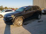 2015 Jeep Cherokee Latitude Черный vin: 1C4PJMCS0FW572224