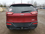 2015 Jeep Cherokee Latitude Red vin: 1C4PJMCS0FW626119