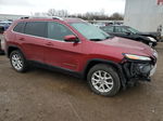 2015 Jeep Cherokee Latitude Red vin: 1C4PJMCS0FW626119