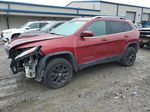 2014 Jeep Cherokee Latitude Красный vin: 1C4PJMCS1EW192954