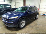 2014 Jeep Cherokee Latitude Navy vin: 1C4PJMCS1EW214130