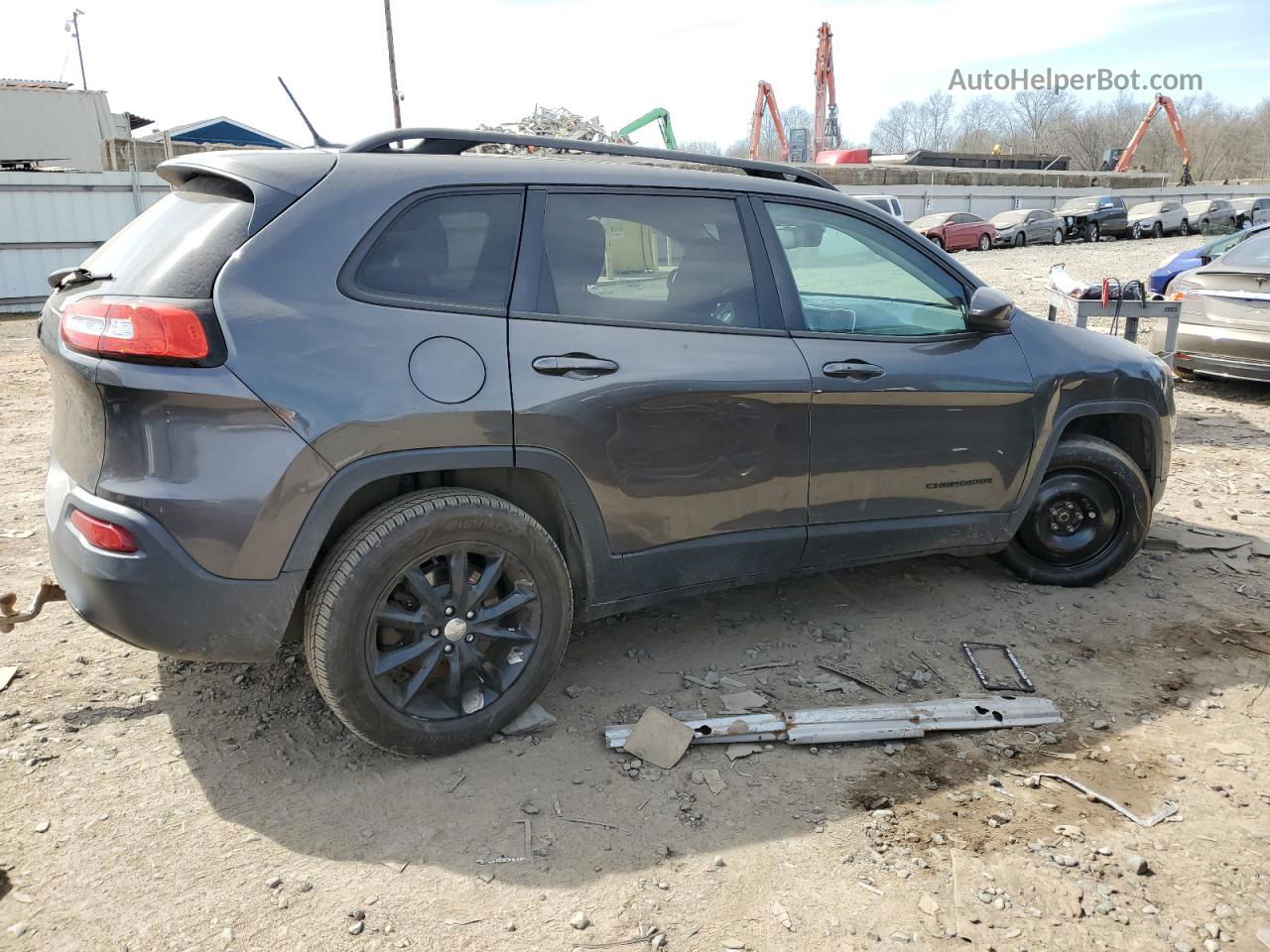 2014 Jeep Cherokee Latitude Charcoal vin: 1C4PJMCS1EW300490