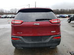 2015 Jeep Cherokee Latitude Burgundy vin: 1C4PJMCS1FW550975