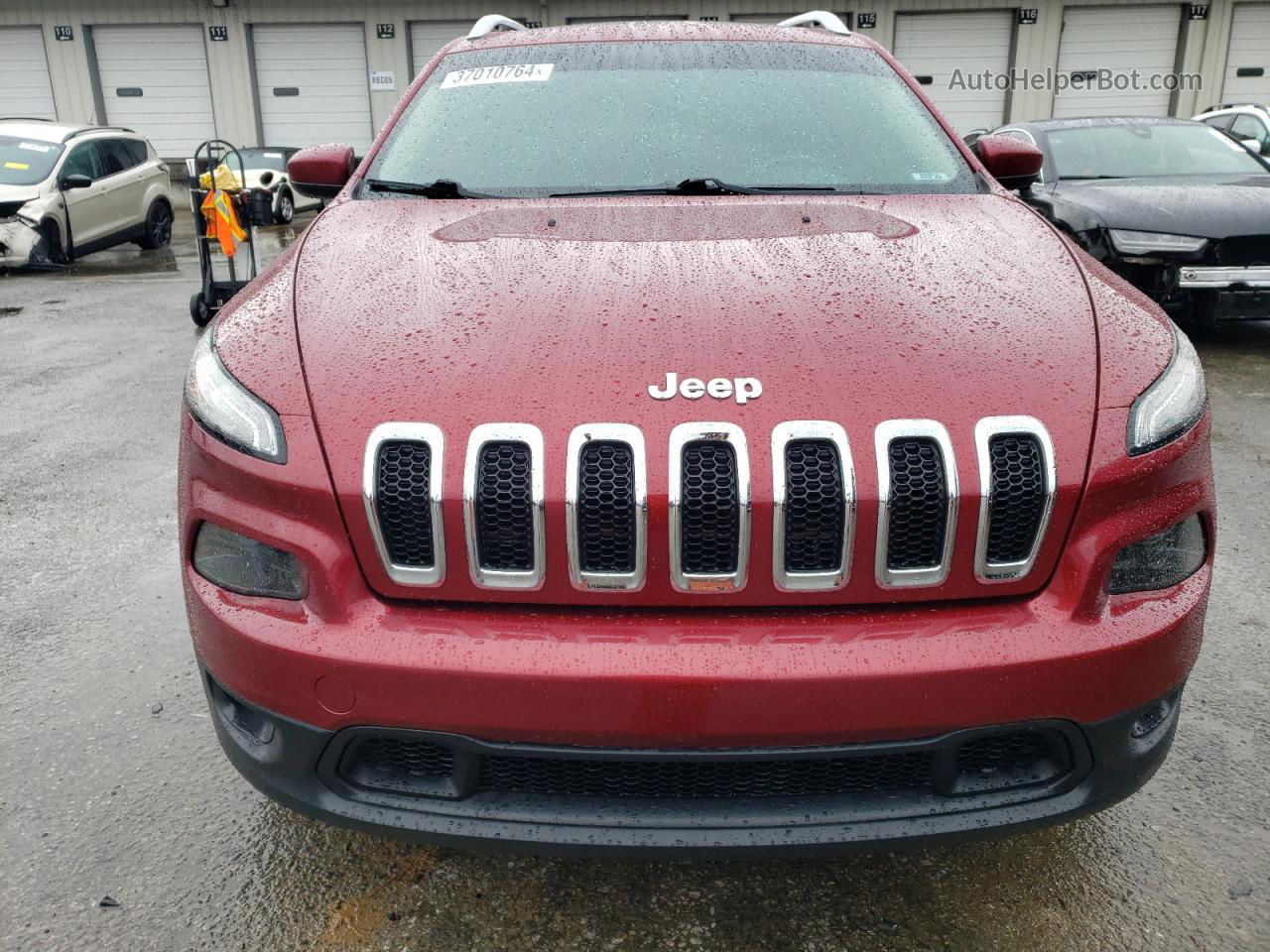 2015 Jeep Cherokee Latitude Burgundy vin: 1C4PJMCS1FW550975