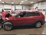 2015 Jeep Cherokee Latitude Red vin: 1C4PJMCS1FW594801