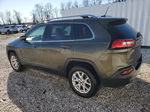 2015 Jeep Cherokee Latitude Green vin: 1C4PJMCS1FW615839