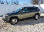 2015 Jeep Cherokee Latitude Зеленый vin: 1C4PJMCS1FW615839