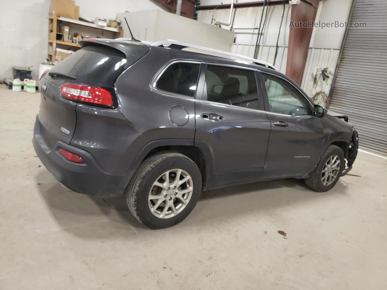 2015 Jeep Cherokee Latitude Серый vin: 1C4PJMCS1FW674535