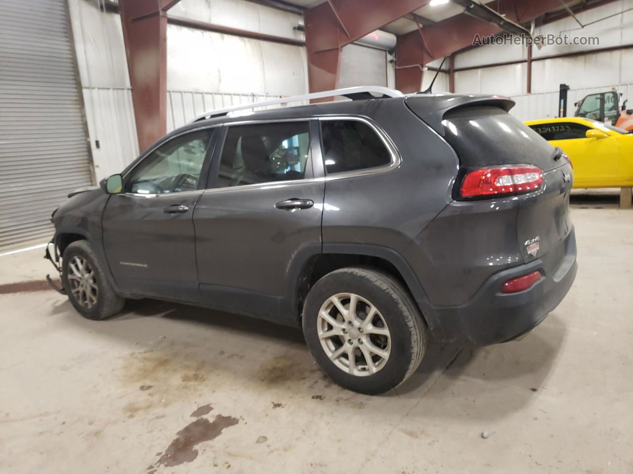 2015 Jeep Cherokee Latitude Серый vin: 1C4PJMCS1FW674535