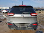 2015 Jeep Cherokee Latitude Silver vin: 1C4PJMCS1FW773405