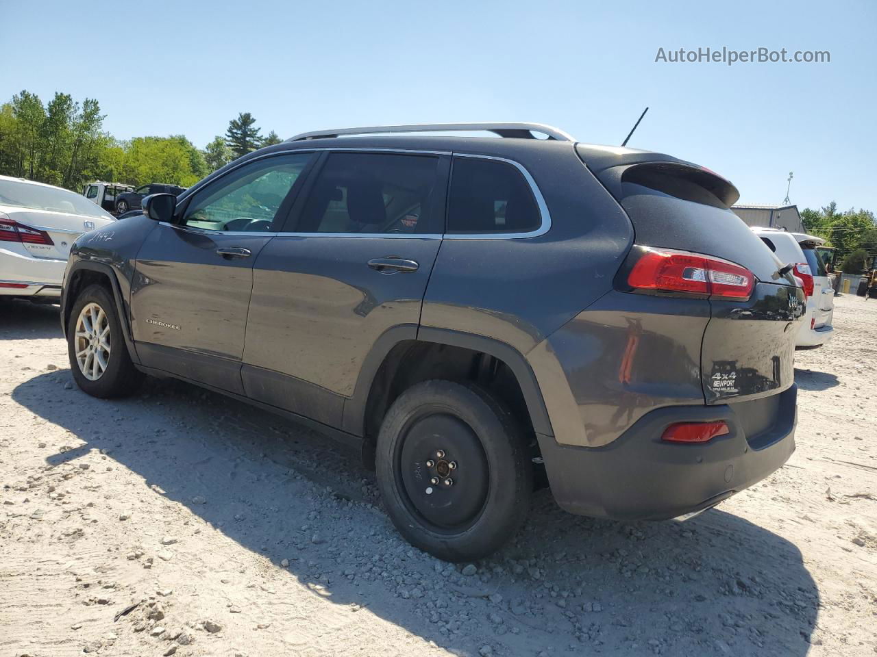 2016 Jeep Cherokee Latitude Gray vin: 1C4PJMCS1GW335209