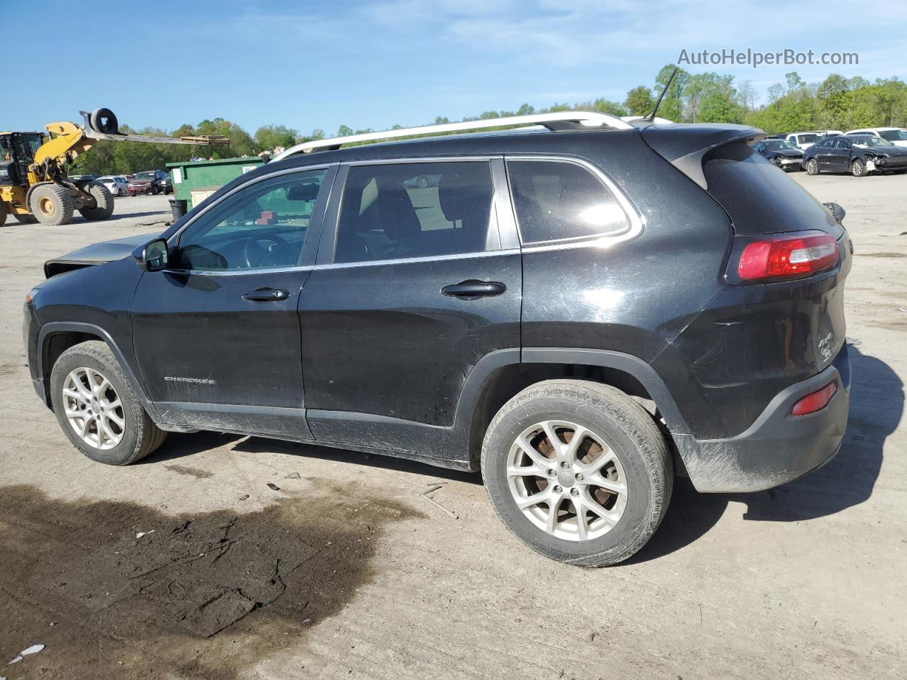 2014 Jeep Cherokee Latitude Black vin: 1C4PJMCS2EW192834