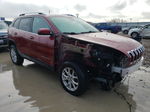 2014 Jeep Cherokee Latitude Red vin: 1C4PJMCS2EW246620