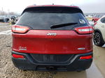 2014 Jeep Cherokee Latitude Red vin: 1C4PJMCS2EW246620