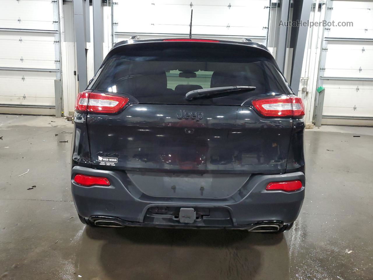 2015 Jeep Cherokee Latitude Black vin: 1C4PJMCS2FW764339