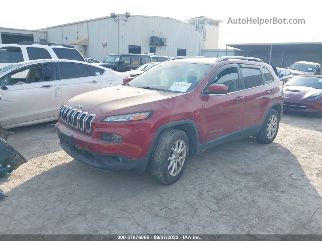 2016 Jeep Cherokee Latitude Red vin: 1C4PJMCS2GW205083