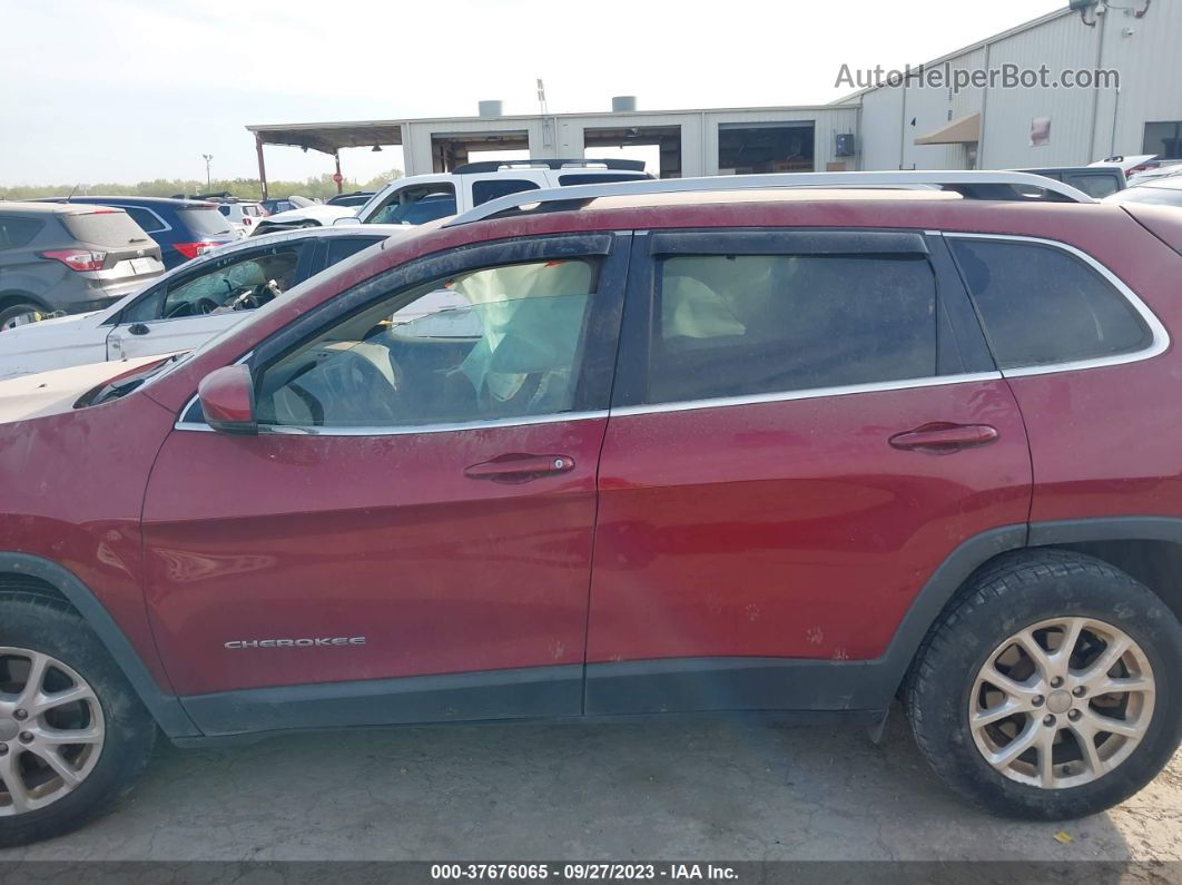 2016 Jeep Cherokee Latitude Red vin: 1C4PJMCS2GW205083