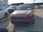 2016 Jeep Cherokee Latitude Red vin: 1C4PJMCS2GW205083