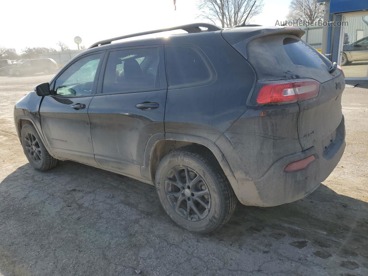 2014 Jeep Cherokee Latitude Black vin: 1C4PJMCS3EW297995