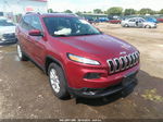 2015 Jeep Cherokee Latitude Maroon vin: 1C4PJMCS3FW687481