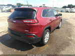 2015 Jeep Cherokee Latitude Maroon vin: 1C4PJMCS3FW687481