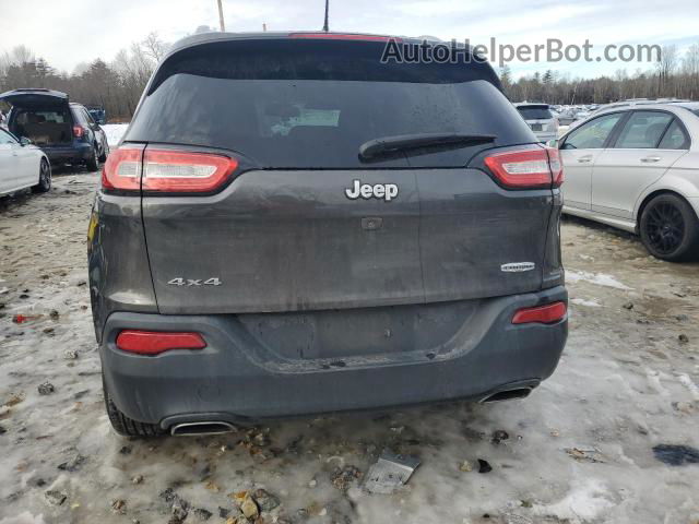 2015 Jeep Cherokee Latitude Gray vin: 1C4PJMCS3FW753236