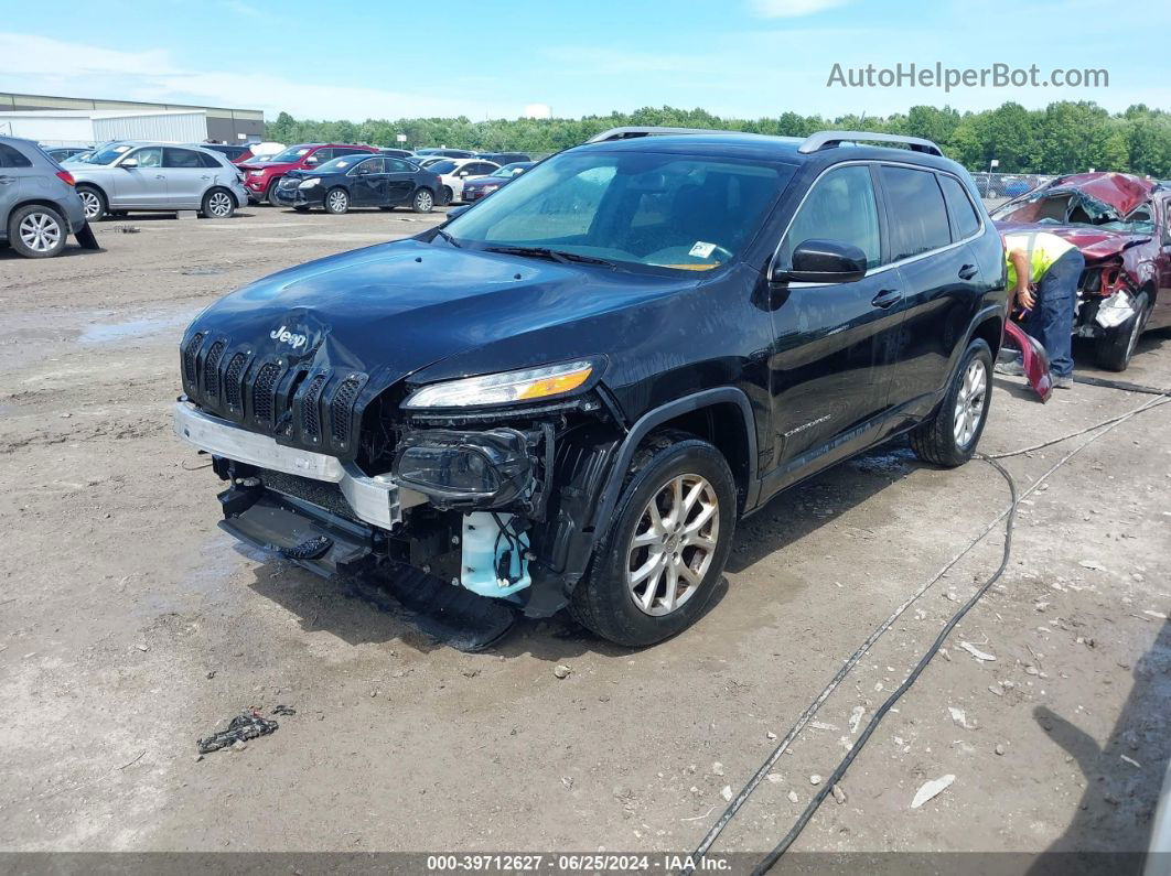 2014 Jeep Cherokee Latitude Black vin: 1C4PJMCS4EW190423