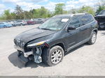 2015 Jeep Cherokee Latitude Black vin: 1C4PJMCS4FW787184