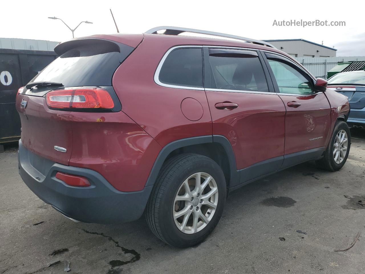 2016 Jeep Cherokee Latitude Red vin: 1C4PJMCS4GW227859