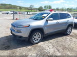 2014 Jeep Cherokee Latitude Silver vin: 1C4PJMCS5EW124799