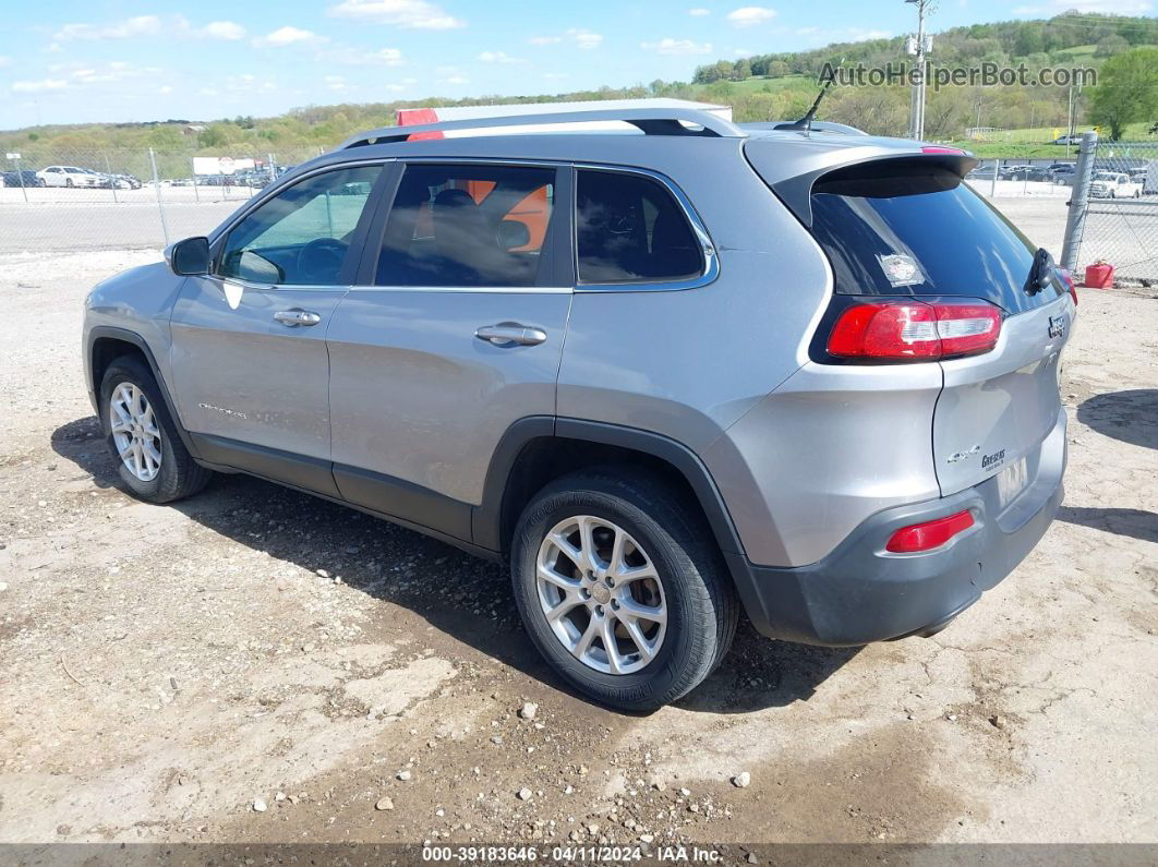 2014 Jeep Cherokee Latitude Silver vin: 1C4PJMCS5EW124799