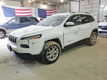 2014 Jeep Cherokee Latitude White vin: 1C4PJMCS5EW187577