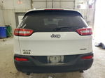 2014 Jeep Cherokee Latitude White vin: 1C4PJMCS5EW187577