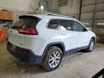 2014 Jeep Cherokee Latitude White vin: 1C4PJMCS5EW187577