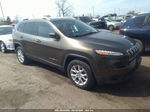 2014 Jeep Cherokee Latitude Green vin: 1C4PJMCS5EW260477