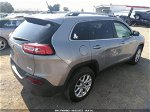 2014 Jeep Cherokee Latitude Silver vin: 1C4PJMCS5EW297027