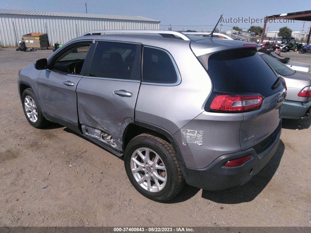 2014 Jeep Cherokee Latitude Silver vin: 1C4PJMCS5EW297027