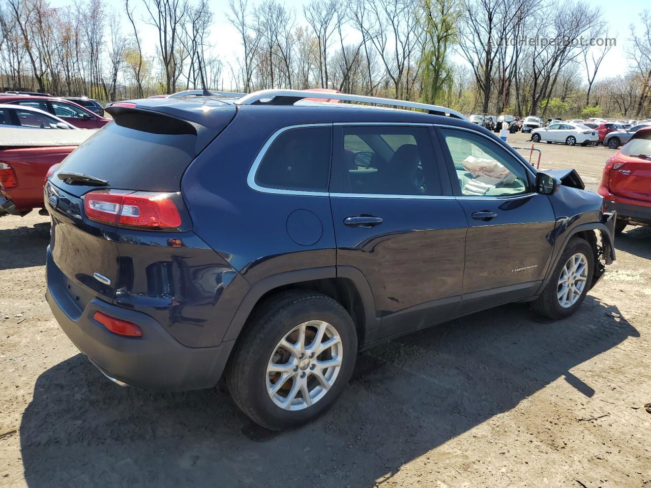 2016 Jeep Cherokee Latitude Blue vin: 1C4PJMCS5GW104801