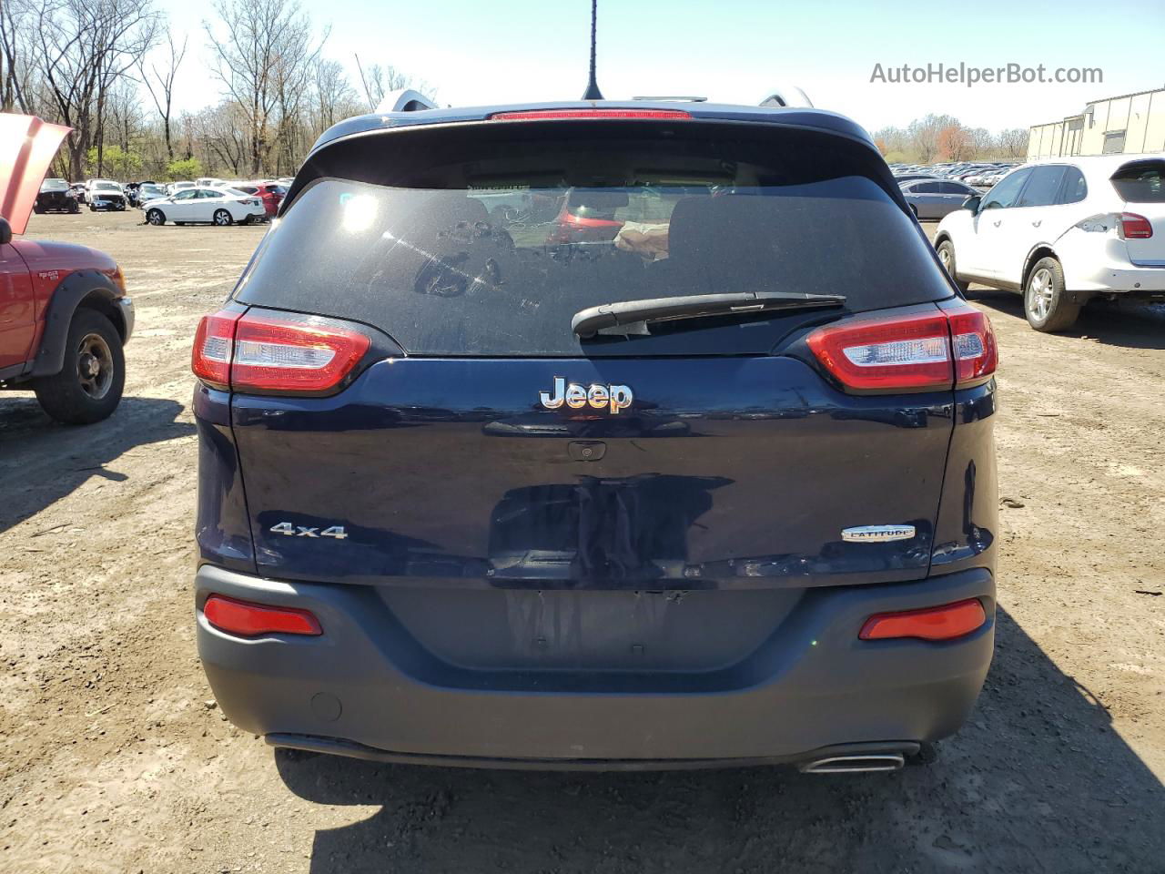 2016 Jeep Cherokee Latitude Blue vin: 1C4PJMCS5GW104801