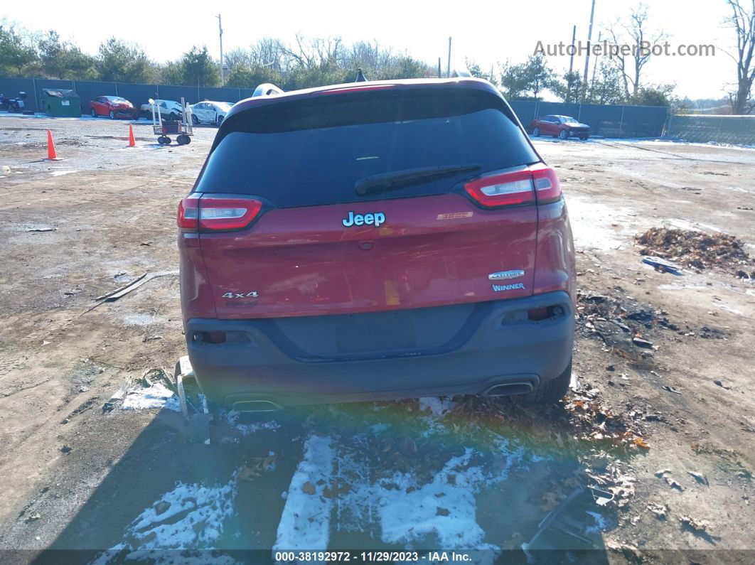 2016 Jeep Cherokee Latitude Красный vin: 1C4PJMCS5GW139693