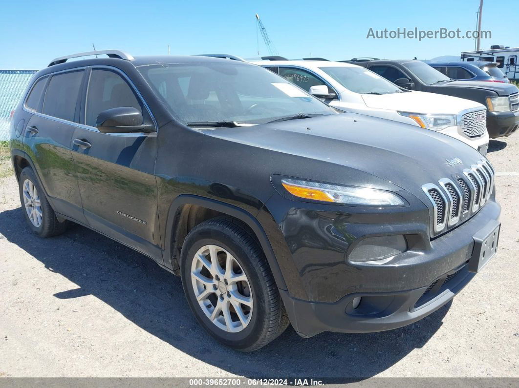 2016 Jeep Cherokee Latitude Black vin: 1C4PJMCS5GW244184