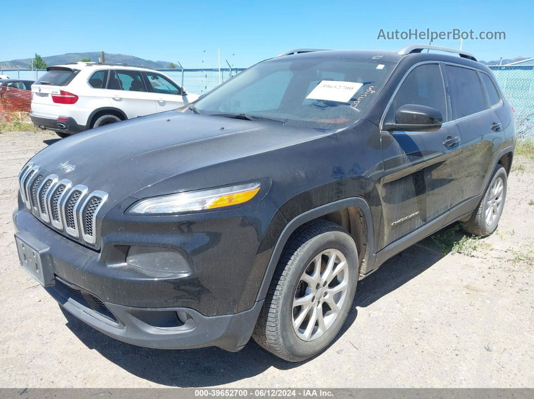 2016 Jeep Cherokee Latitude Black vin: 1C4PJMCS5GW244184