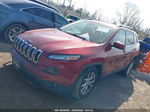 2016 Jeep Cherokee Latitude Maroon vin: 1C4PJMCS5GW261955