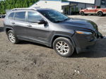 2015 Jeep Cherokee Latitude Gray vin: 1C4PJMCS6FW557758