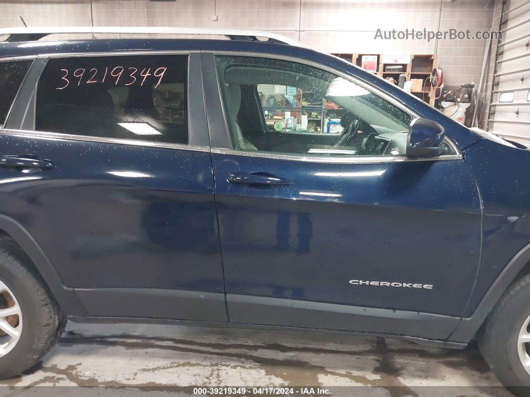 2015 Jeep Cherokee Latitude Синий vin: 1C4PJMCS6FW589254