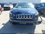 2014 Jeep Cherokee Latitude Синий vin: 1C4PJMCS7EW127820