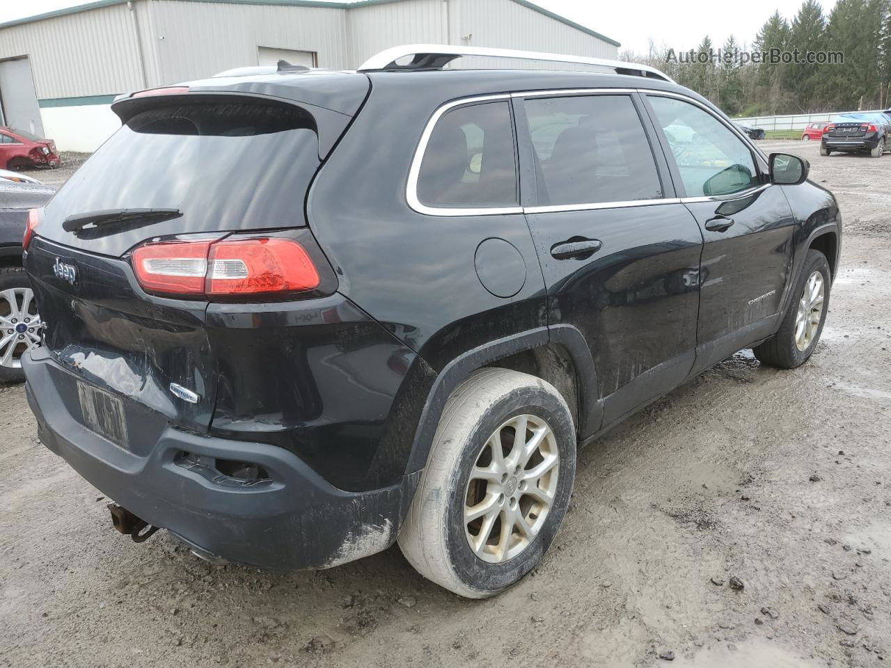 2014 Jeep Cherokee Latitude Black vin: 1C4PJMCS7EW144861