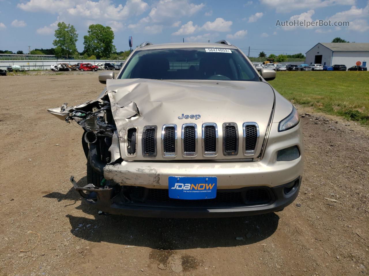 2014 Jeep Cherokee Latitude Gold vin: 1C4PJMCS7EW264322