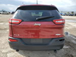 2014 Jeep Cherokee Latitude Burgundy vin: 1C4PJMCS7EW268371