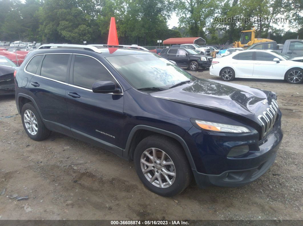 2014 Jeep Cherokee Latitude Blue vin: 1C4PJMCS7EW282075